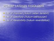 PRINSIP LATIHAN FISIOLOGIK