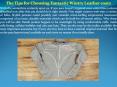 The Tips for Choosing Fantastic Wintry Leather coats PowerPoint PPT Presentation