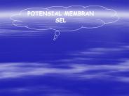 POTENSIAL MEMBRAN SEL