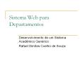 Sistema Web para Departamentos PowerPoint PPT Presentation