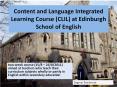 Content and Language Integrated Learning Course (CLIL) at Edinburgh School of English PowerPoint PPT Presentation