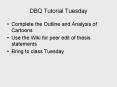 DBQ Tutorial Tuesday PowerPoint PPT Presentation