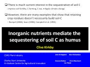 Inorganic nutrients mediate the