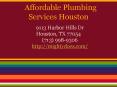 Affordable Plumbing Services Houston PowerPoint PPT Presentation