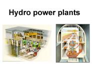 Hydro power plants
