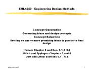 EML4550 - Engineering Design Methods