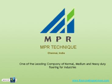 Flooring Services - Industrial Flooring Services in Chennai, India