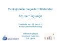 Funksjonelle mage-tarmtilstander PowerPoint PPT Presentation