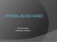 Arterial Blood Gases