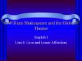 William Shakespeare and the Globe Theater PowerPoint PPT Presentation
