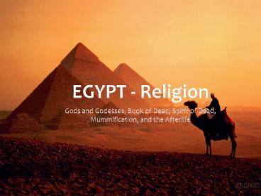 EGYPT - Religion