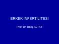 ERKEK INFERTILITESI PowerPoint PPT Presentation