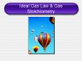 Ideal Gas Law PowerPoint PPT Presentation