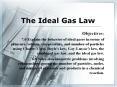 The Ideal Gas Law PowerPoint PPT Presentation