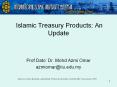 Islamic Treasury Products: An Update PowerPoint PPT Presentation