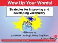 Wow Up Your Words! PowerPoint PPT Presentation