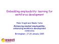 Embedding employability: learning for workforce development PowerPoint PPT Presentation