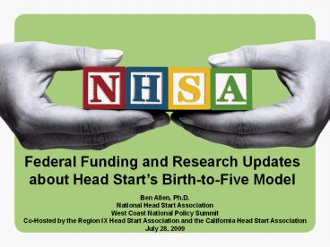 Federal Funding and Research Updates about Head Start
