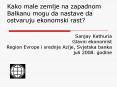 Kako male zemlje na zapadnom Balkanu mogu da nastave da ostvaruju ekonomski rast? PowerPoint PPT Presentation