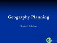 Geography Planning