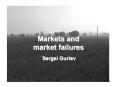 Markets and market failures PowerPoint PPT Presentation