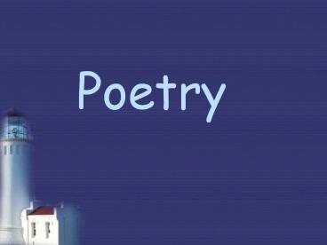 Poetry