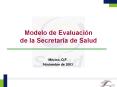 Modelo de Evaluaci PowerPoint PPT Presentation