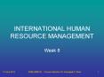 INTERNATIONAL HUMAN RESOURCE MANAGEMENT PowerPoint PPT Presentation