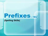 Prefixes 