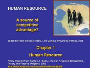 HUMAN RESOURCE