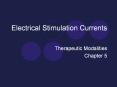Electrical Stimulation Currents PowerPoint PPT Presentation