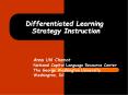 Differentiated Learning Strategy Instruction PowerPoint PPT Presentation
