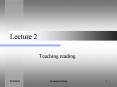 Teaching reading PowerPoint PPT Presentation
