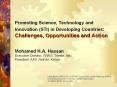 Promoting Science, Technology and Innovation (STI) in Developing Countries: Challenges, Opportunities and Action PowerPoint PPT Presentation