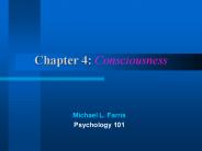 Chapter 4: Consciousness