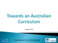 The draft Australian curriculum PowerPoint PPT Presentation