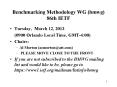 Benchmarking Methodology WG (bmwg) 86th IETF PowerPoint PPT Presentation