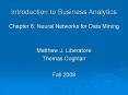 Introduction to Business Analytics PowerPoint PPT Presentation