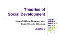 Theories of Social Development PowerPoint PPT Presentation