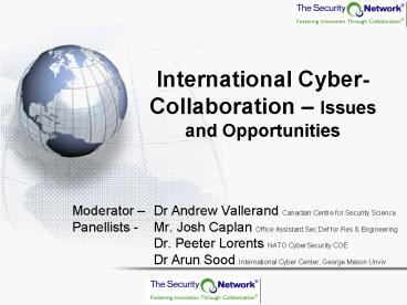 International Cyber-Collaboration 