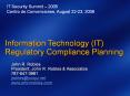 A New Approach to Regulatory Compliance PowerPoint PPT Presentation