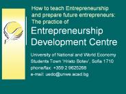 Entrepreneurship Development Centre