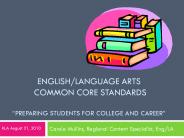 English/Language Arts Common core Standards 