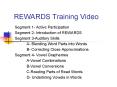 REWARDS Training Video PowerPoint PPT Presentation