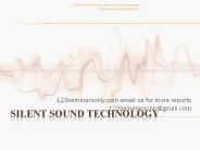 SILENT SOUND TECHNOLOGY