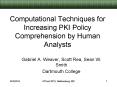 Computational Techniques for Increasing PKI Policy Comprehension by Human Analysts PowerPoint PPT Presentation