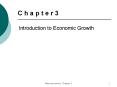 Introduction to Economic Growth PowerPoint PPT Presentation