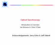 Optical Spectroscopy