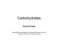 Carbohydrates PowerPoint PPT Presentation