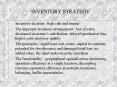 INVENTORY STRATEGY PowerPoint PPT Presentation